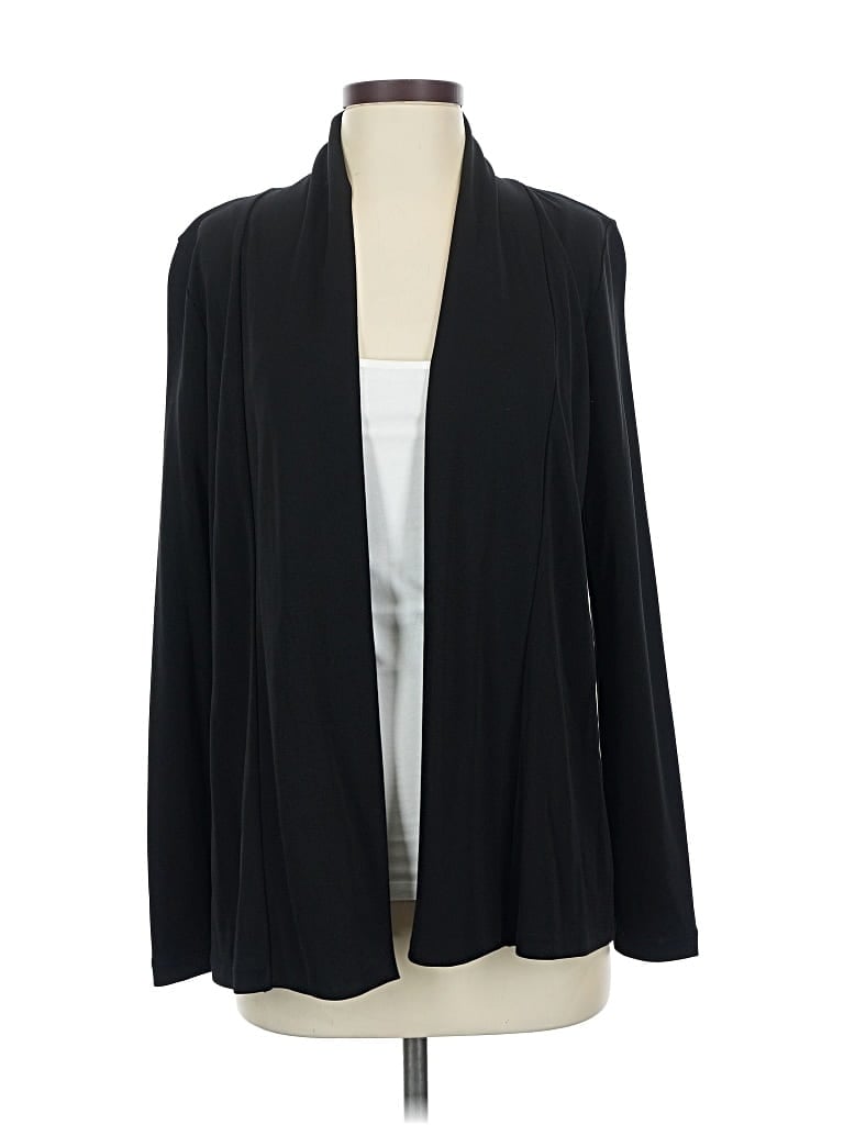 Pre-owned Lands' End Kimono In Black