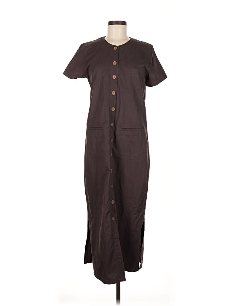 Pre-owned Talbots Casual Dress In Brown