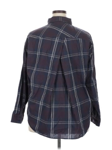 Garnet Hill Long Sleeve Button-Down Shirt (view 2)