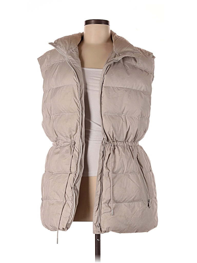 Pre-owned Athleta Vest In Brown