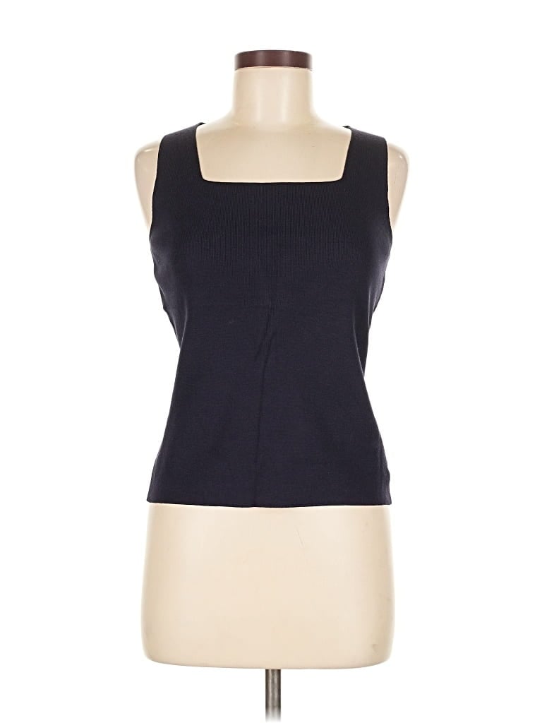 Pre-owned Ann Taylor Loft Sweater Vest In Black