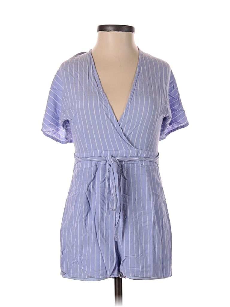 Pre-owned Hyfve Romper In Blue