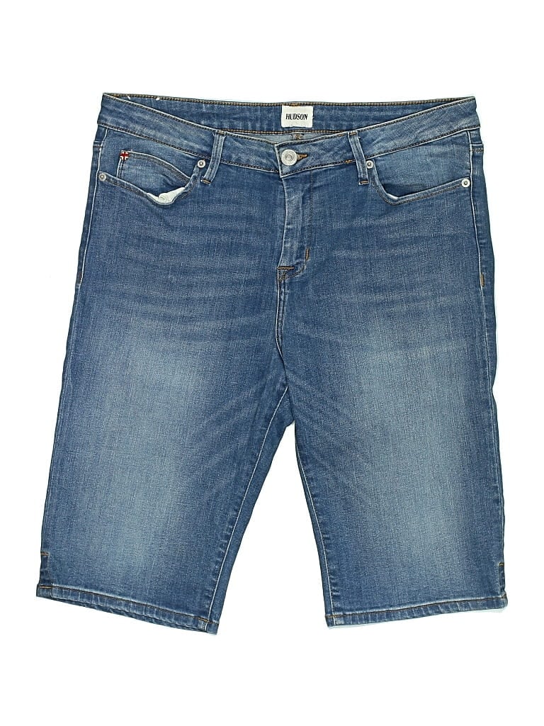 Pre-owned Hudson Denim Shorts In Blue