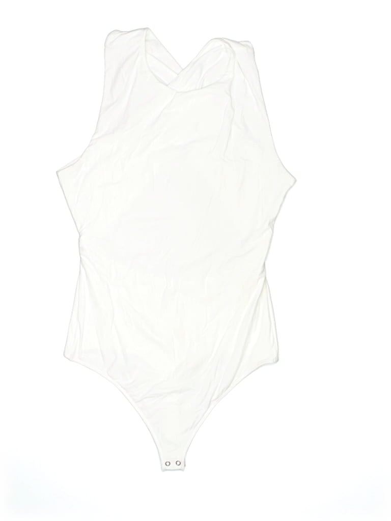 Pre-owned Abercrombie & Fitch Bodysuit In White