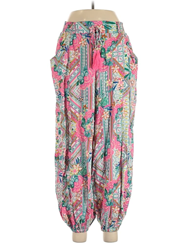 Pre-owned America & Beyond Casual Pants In Pink