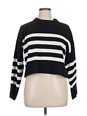 Pink Rose Pullover Sweater (view 1)