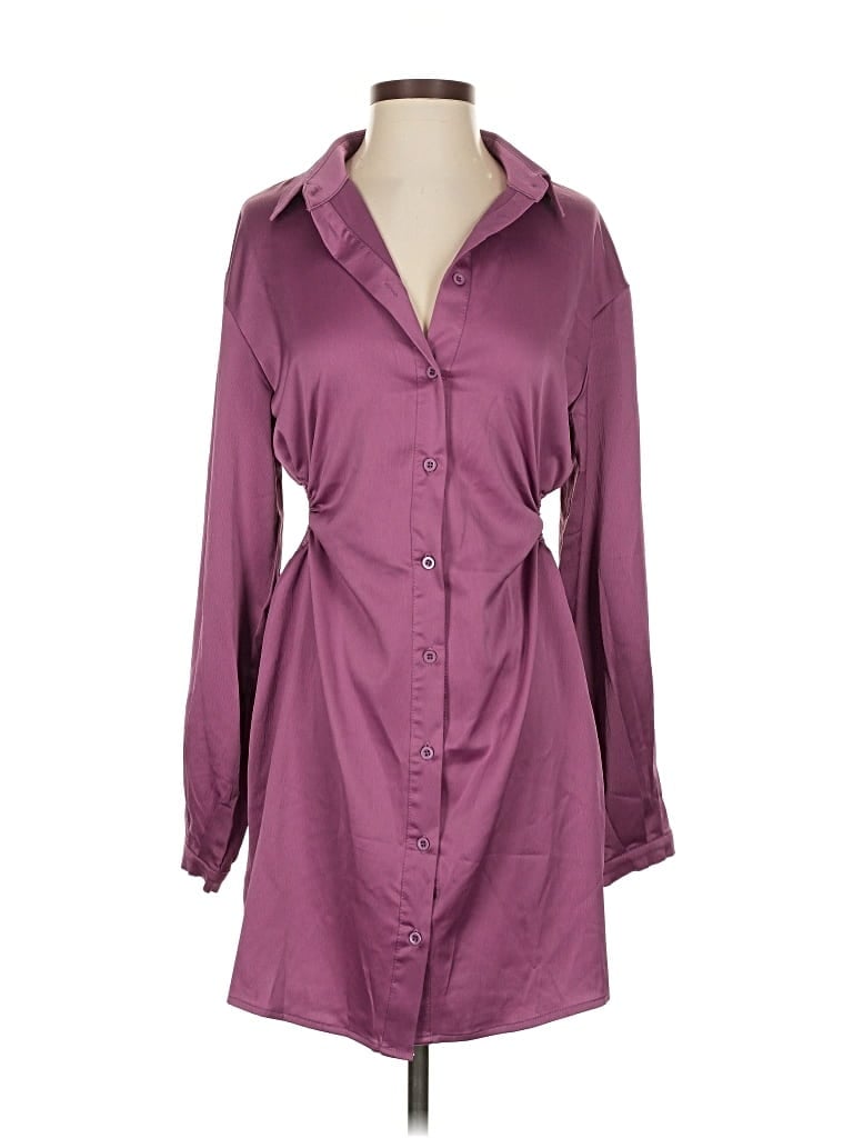 Pre-owned Nasty Gal Inc. Casual Dress In Purple