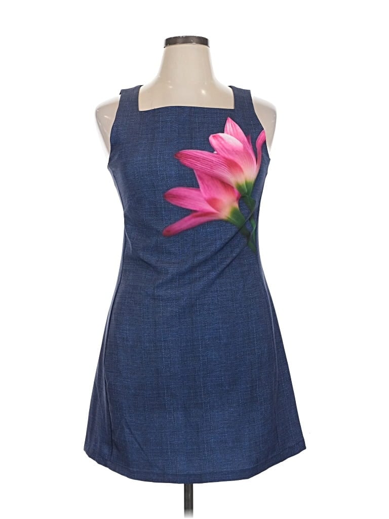 Pre-owned Desigual Casual Dress In Blue