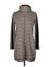 Mystree Stripes Gray Casual Dress Size S - photo 1