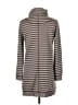Mystree Stripes Gray Casual Dress Size S - photo 2