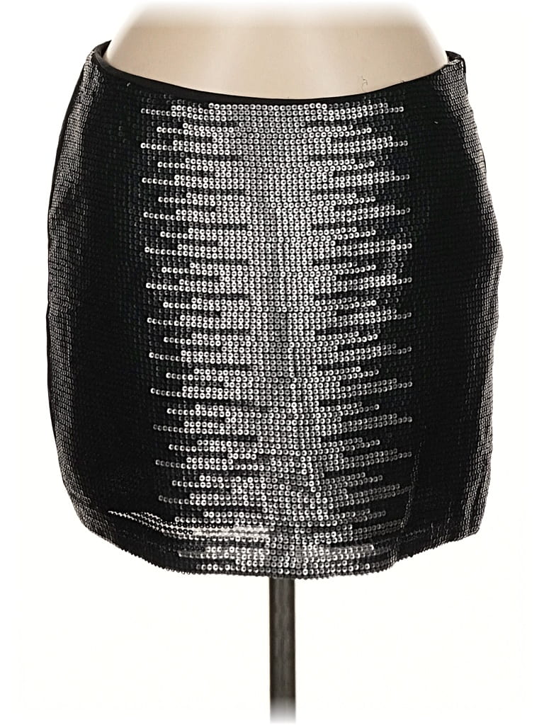 Pre-owned T Los Angeles Casual Skirt In Silver