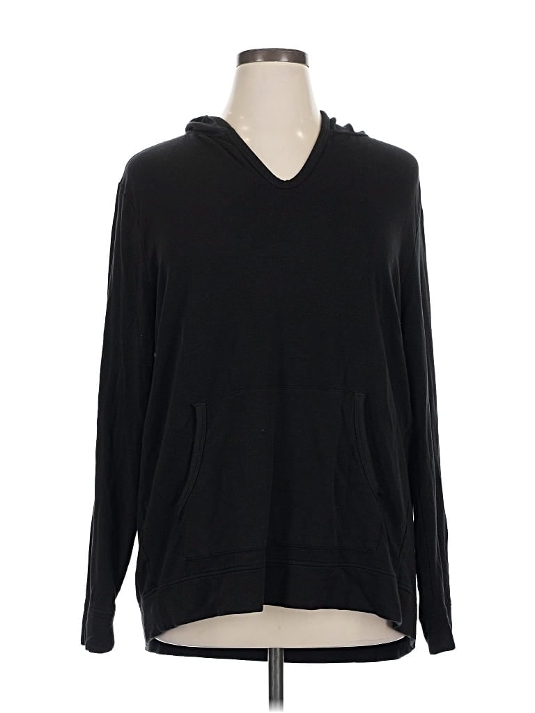 Pre-owned Lou & Grey For Loft Pullover Sweater In Black