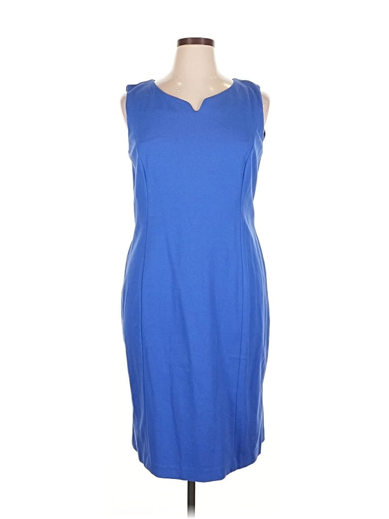 Pre-owned Talbots Casual Dress In Blue