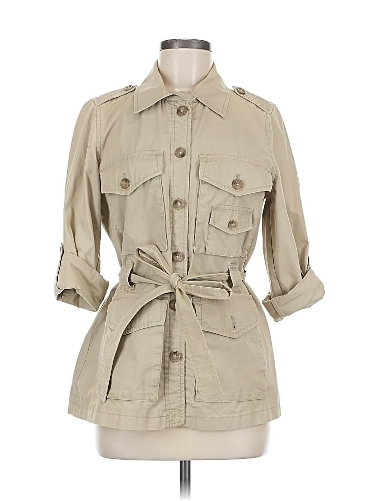 Pre-owned Gap Trenchcoat In Brown