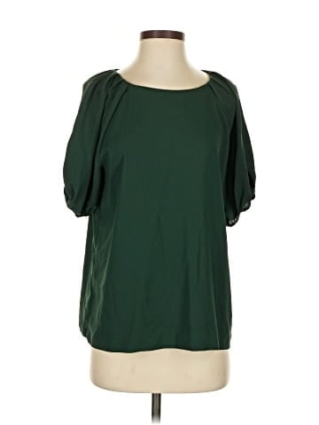 Ann Taylor Short Sleeve Blouse (view 1)