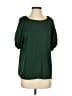 Ann Taylor 100% Polyester Green Short Sleeve Blouse Size S - photo 1