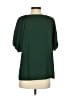 Ann Taylor 100% Polyester Green Short Sleeve Blouse Size S - photo 2