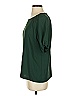 Ann Taylor 100% Polyester Green Short Sleeve Blouse Size S - photo 5