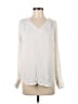 Cupcakes & Cashmere 100% Polyester Ivory Long Sleeve Blouse Size XXS - photo 1