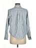 Torrid Stripes Blue Long Sleeve Button-Down Shirt Size Med Plus (00) - photo 2