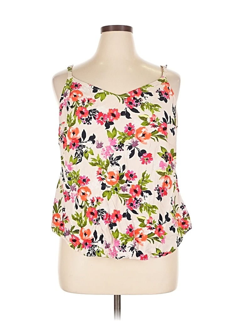 Pre-owned Torrid Tank Top Red Strapless Neckline Tops