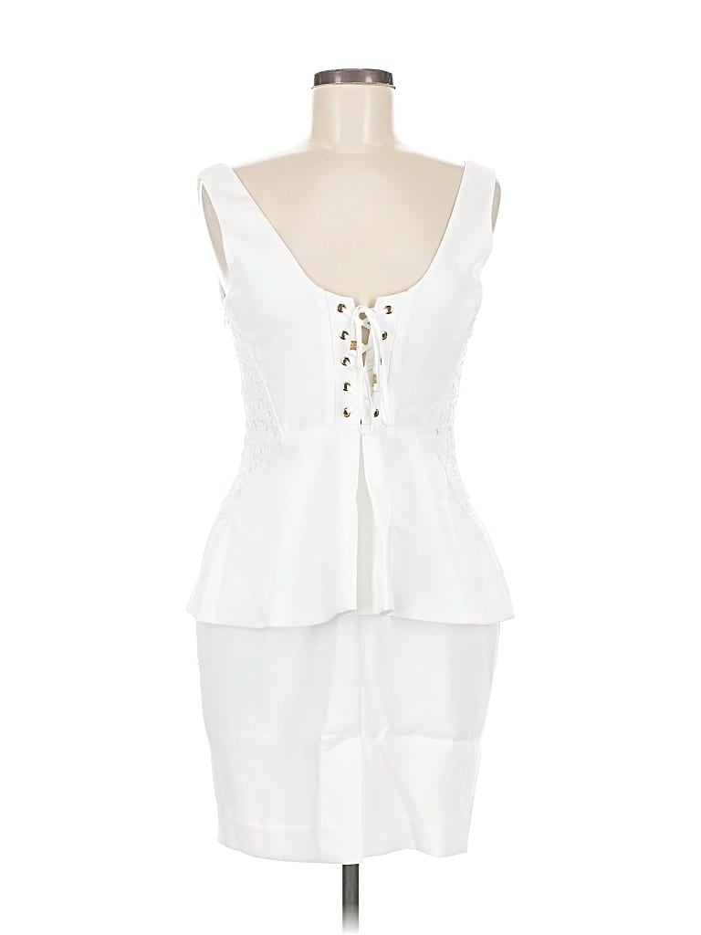 Pre-owned Victoria's Secret Cocktail Dress In White