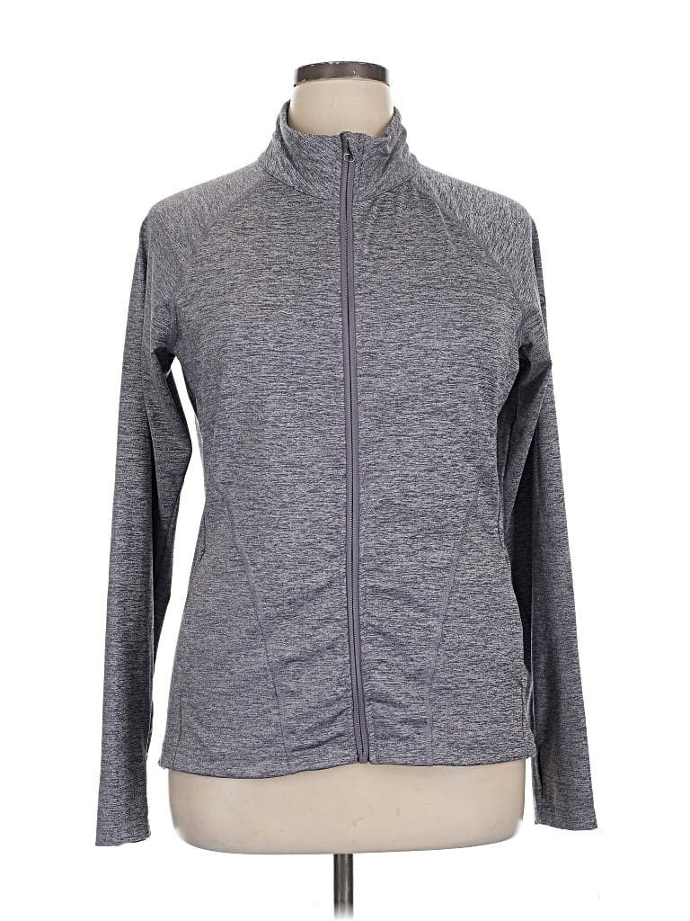 SHAPE Pre-owned Cardigan Sweater In Gray