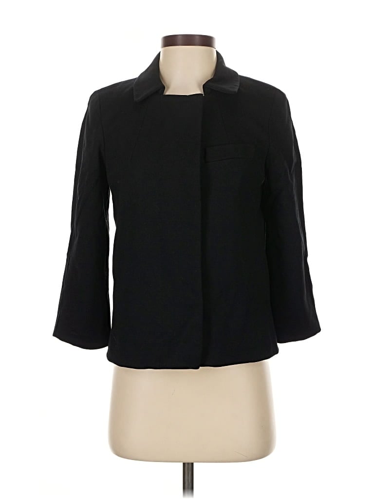 Pre-owned Talbots Blazer Jacket In Black