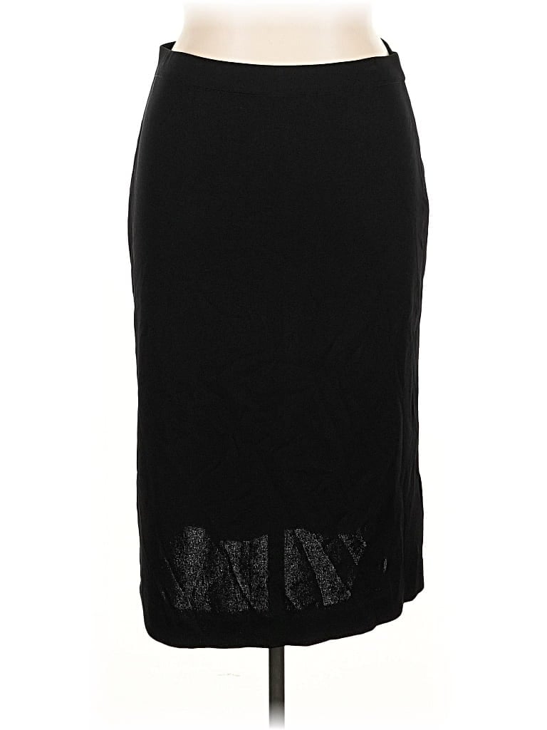 Pre-owned Misook Formal Skirt In Black
