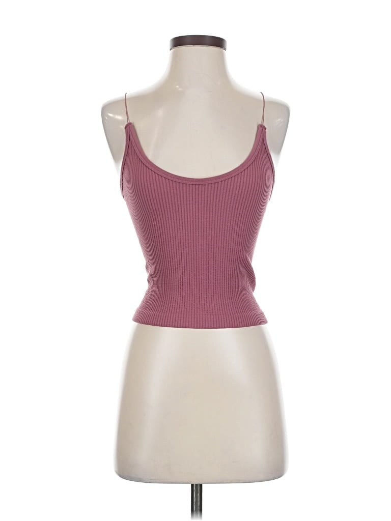 Pre-owned Unbranded Tank Top Pink Strapless Neckline Tops