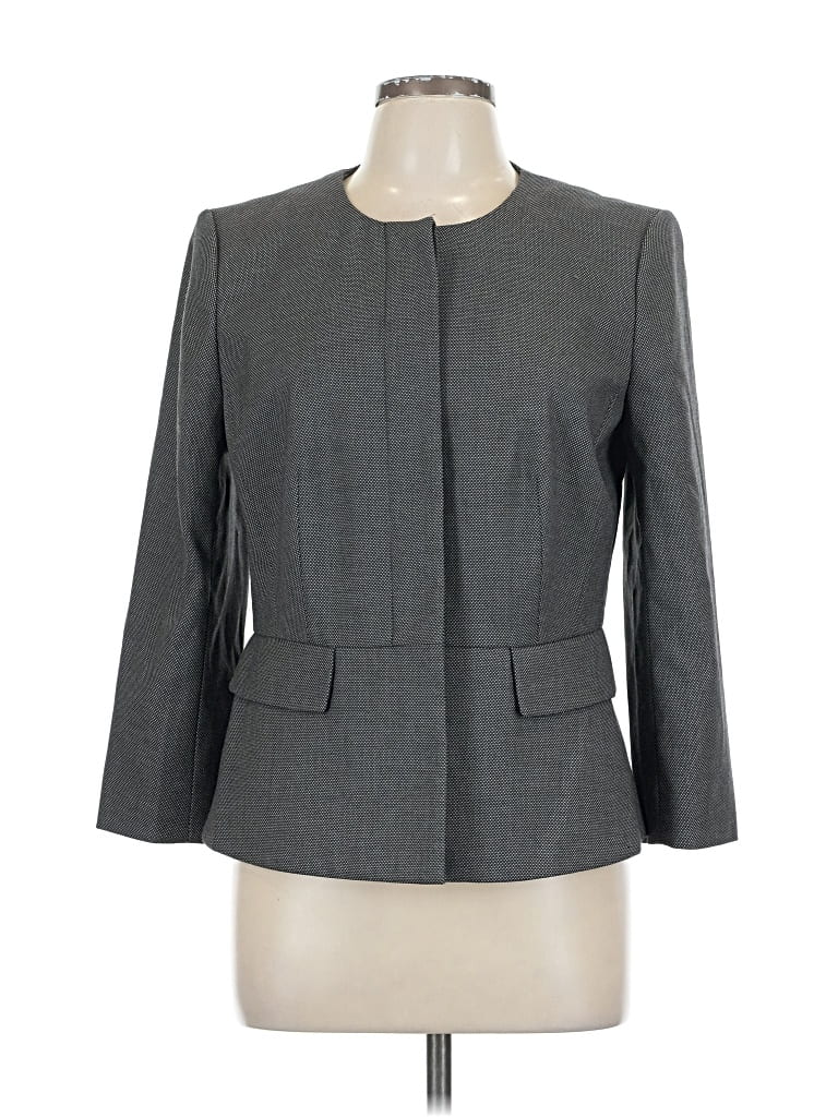 Ann Taylor Factory Blazer Jacket In Gray