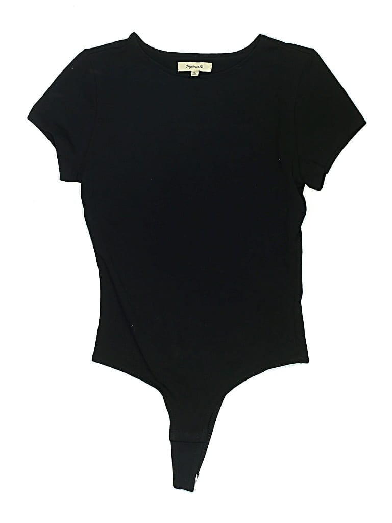 Pre-owned Madewell Bodysuit In Black