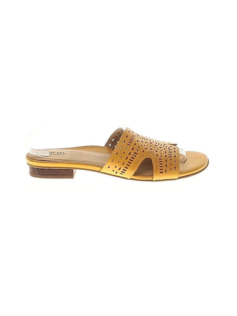 Pre-owned Earth Sandals In Yellow
