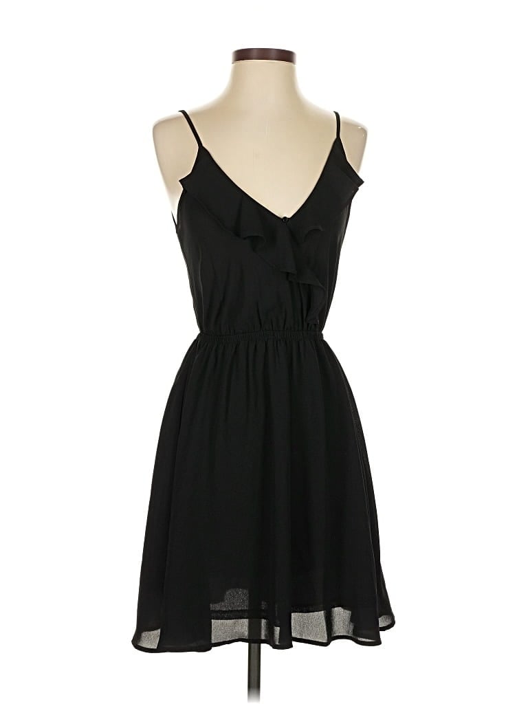 Pre-owned Lush Casual Dress In Black
