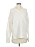 Nordstrom Solid Ivory Wool Pullover Sweater Size XXS - photo 1