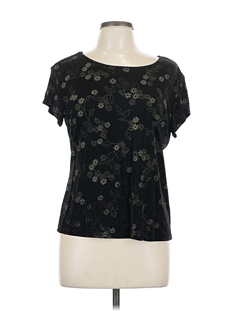 Pre-owned Briggs New York Short Sleeve T-shirt In Black