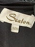 Seaton Solid Black Casual Dress Size S - photo 4
