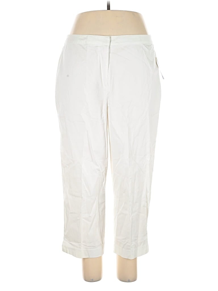 Pre-owned Charter Club Casual Pants In White