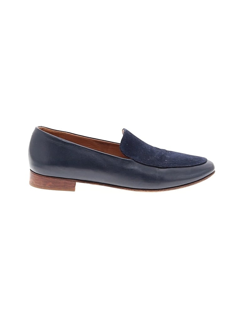 Pre-owned Bobbies Flats In Blue