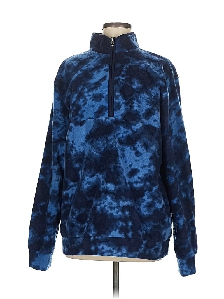 Pre-owned Gap Fleece Jacket In Blue