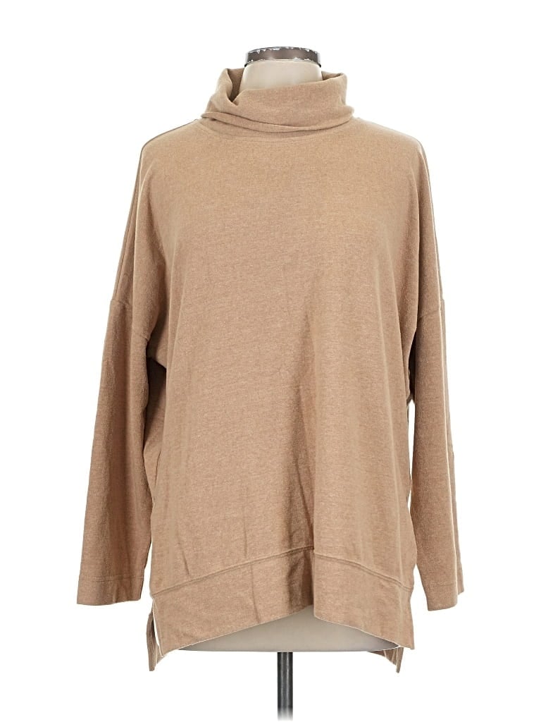 Pre-owned Melloday Turtleneck Sweater In Brown