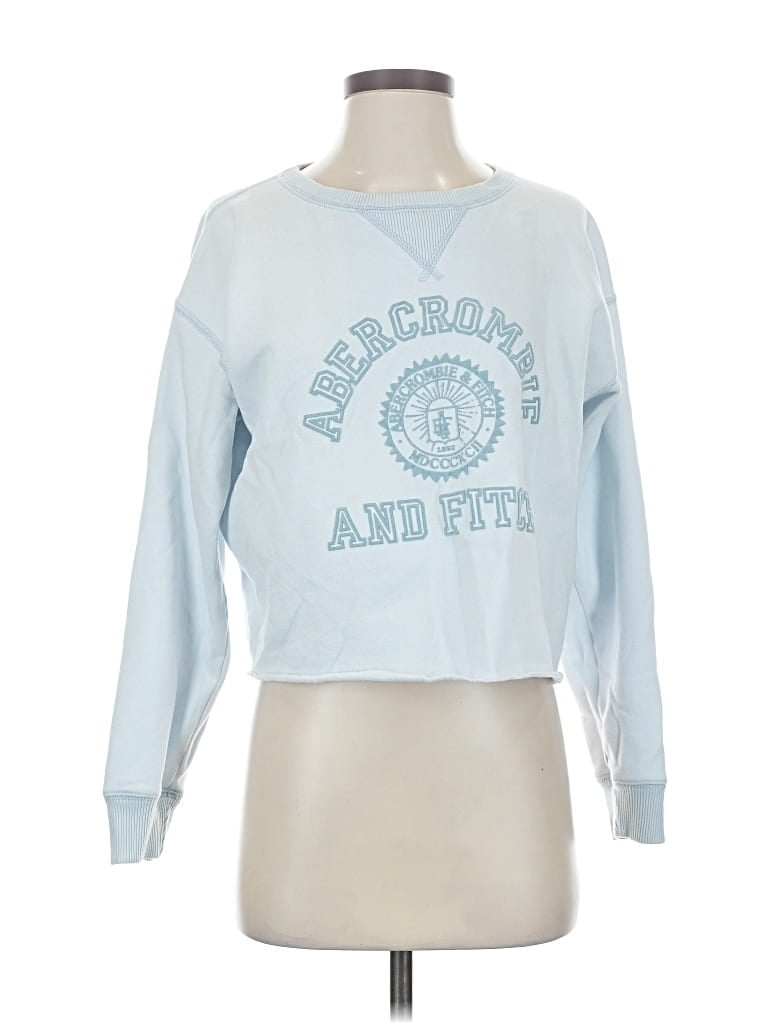 Pre-owned Abercrombie & Fitch Sweatshirt In Blue