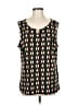 Calvin Klein Black Green Sleeveless Blouse One size - photo 1
