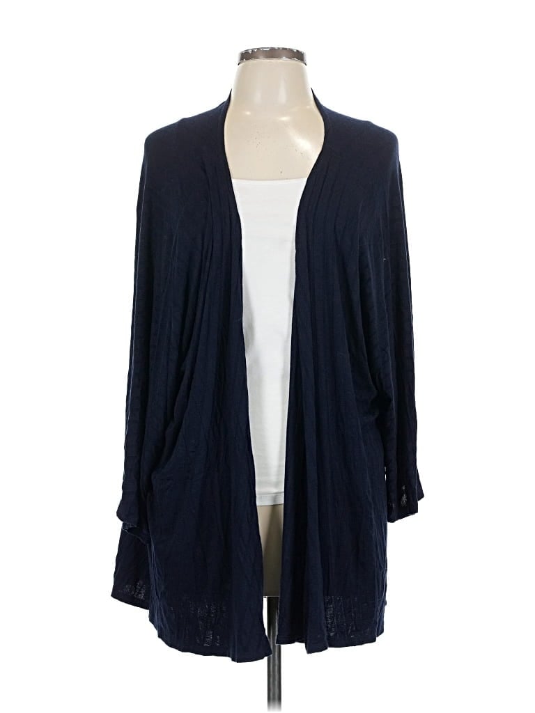 Pre-owned Lularoe Cardigan Sweater In Blue