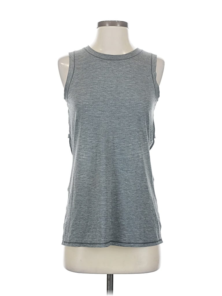 Pre-owned Lululemon Athletica Sleeveless T-shirt In Gray