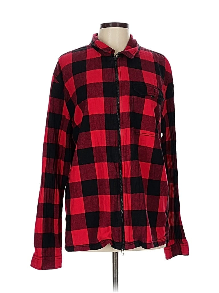 Pre-owned Tory Burch Fleece Jacket In Red