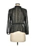 CUE Polka Dots Black 3/4 Sleeve Blouse Size 6 - photo 2