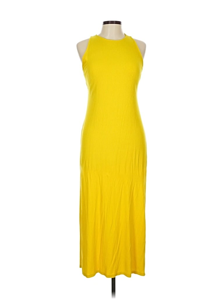 Pre-owned H&m Casual Dress In Yellow