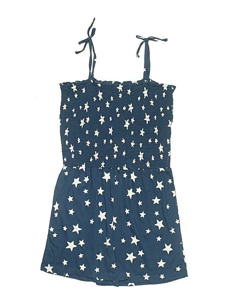 Pre-owned Crewcuts Kids' Romper In Blue