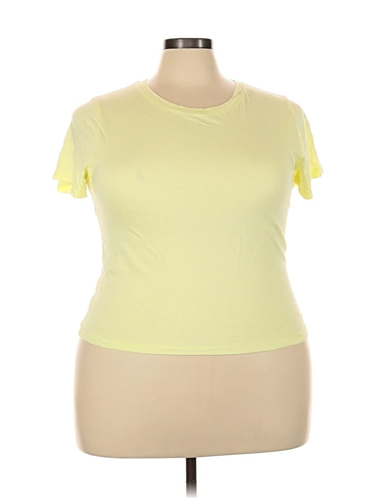 Pre-owned Universal Thread Short Sleeve T-shirt In Yellow